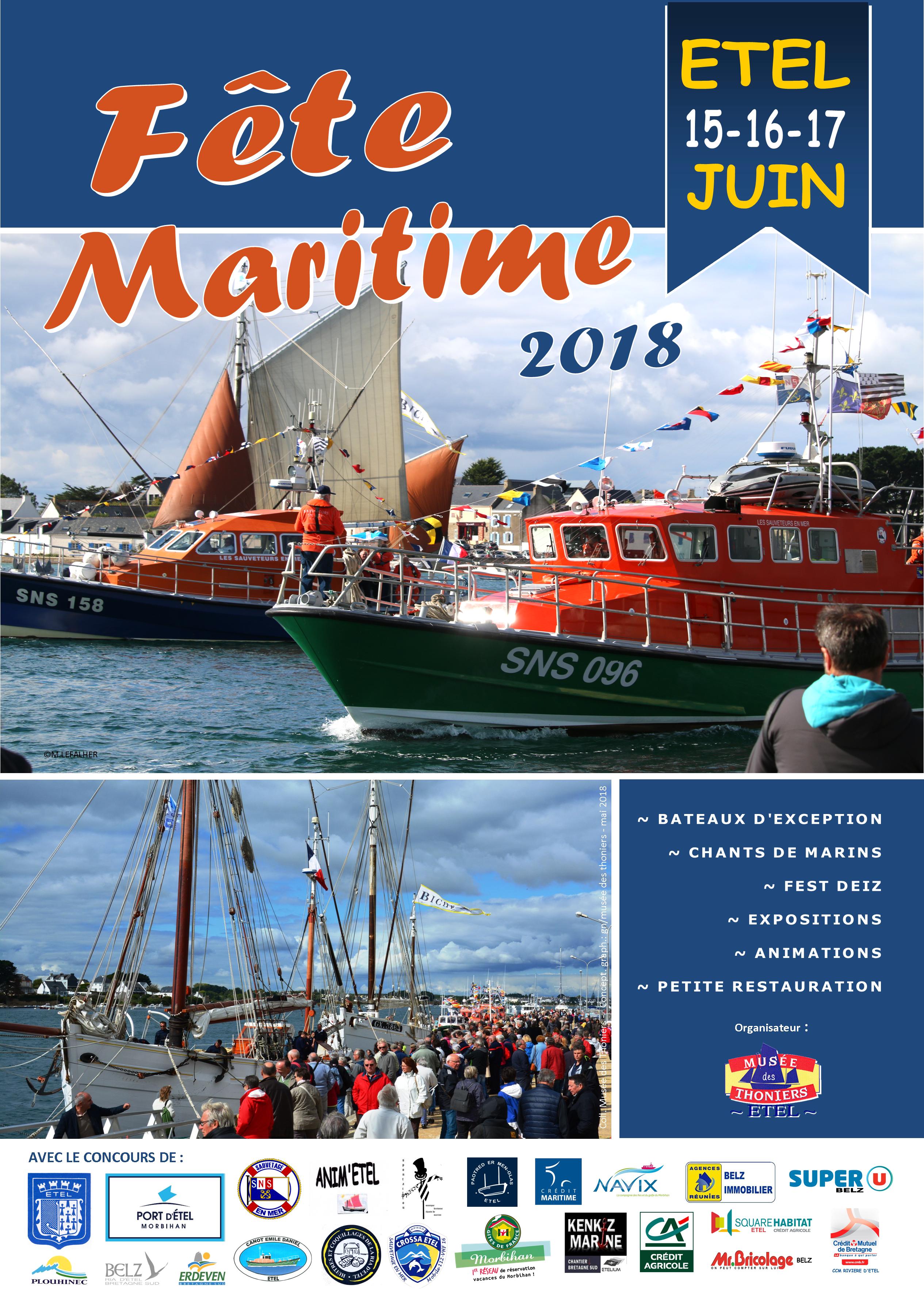  affiche  FETE MARITIME 2022 2 Mus e  des thoniers Etel